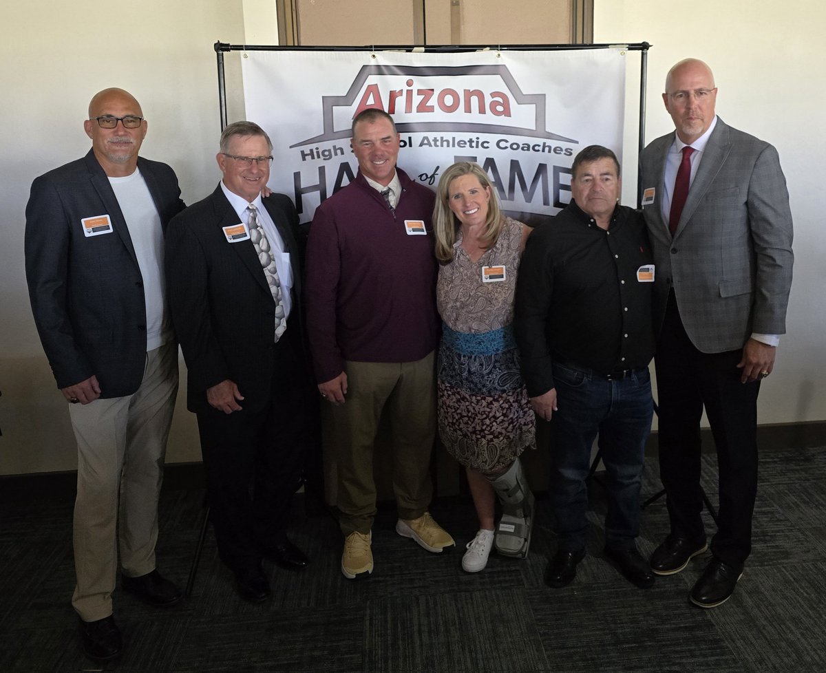 Congratulations to our very own...Čoach Hamilton... who was inducted into the AZHS Coaches Hall of Fame! #RMPride #Represent