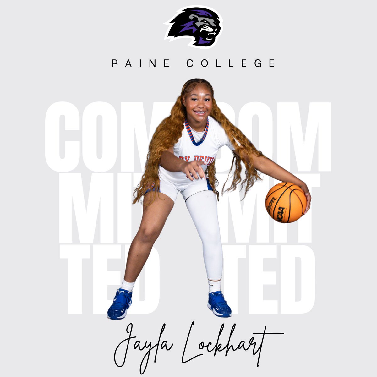We’re thrilled to announce that Jayla Lockhart will continue her academic and athletic journey at Paine University in Augusta, GA🔥