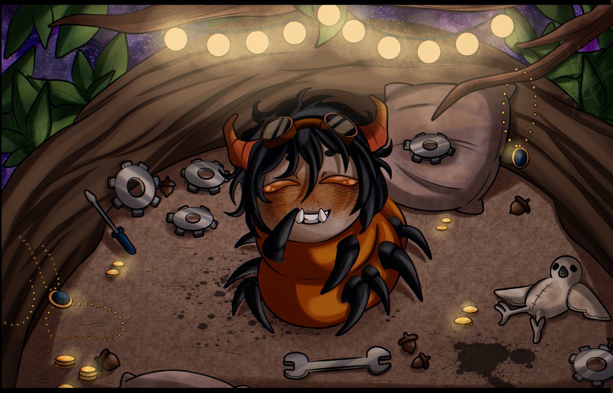 ForgetMeWolf's tweet photo. 🧡Here’s my Hiveswap dancestor OC Borris Ratite as a baby grub bird! He’s so cute!🧡
Art by KurayaMikiru!
#homestuck #hiveswap #dancestor #oc #troll #fantroll #BorrisRatite #grub #wriggler #art #ocart https://t.co/iME3wOUGAE
