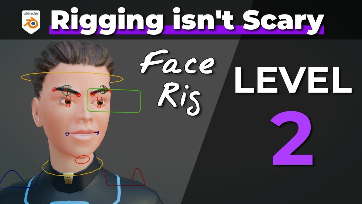ToshiCG's tweet photo. 🦴Rigging Isn’t Scary - LEVEL 2, Part 8.

Easy Face Rigging that even beginners can do 😮😮

▶️Watch here:
https://t.co/FQczKZrnnW

#b3d #Rigging #rigtip #CGDive https://t.co/TTtcGMpFWN