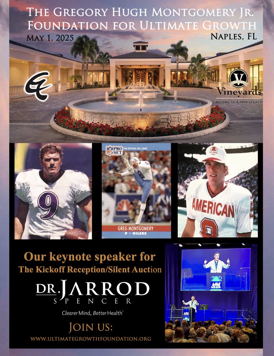 For a great cause and an even greater man. Come join us as we celebrate Greg and support his foundation on mental health!