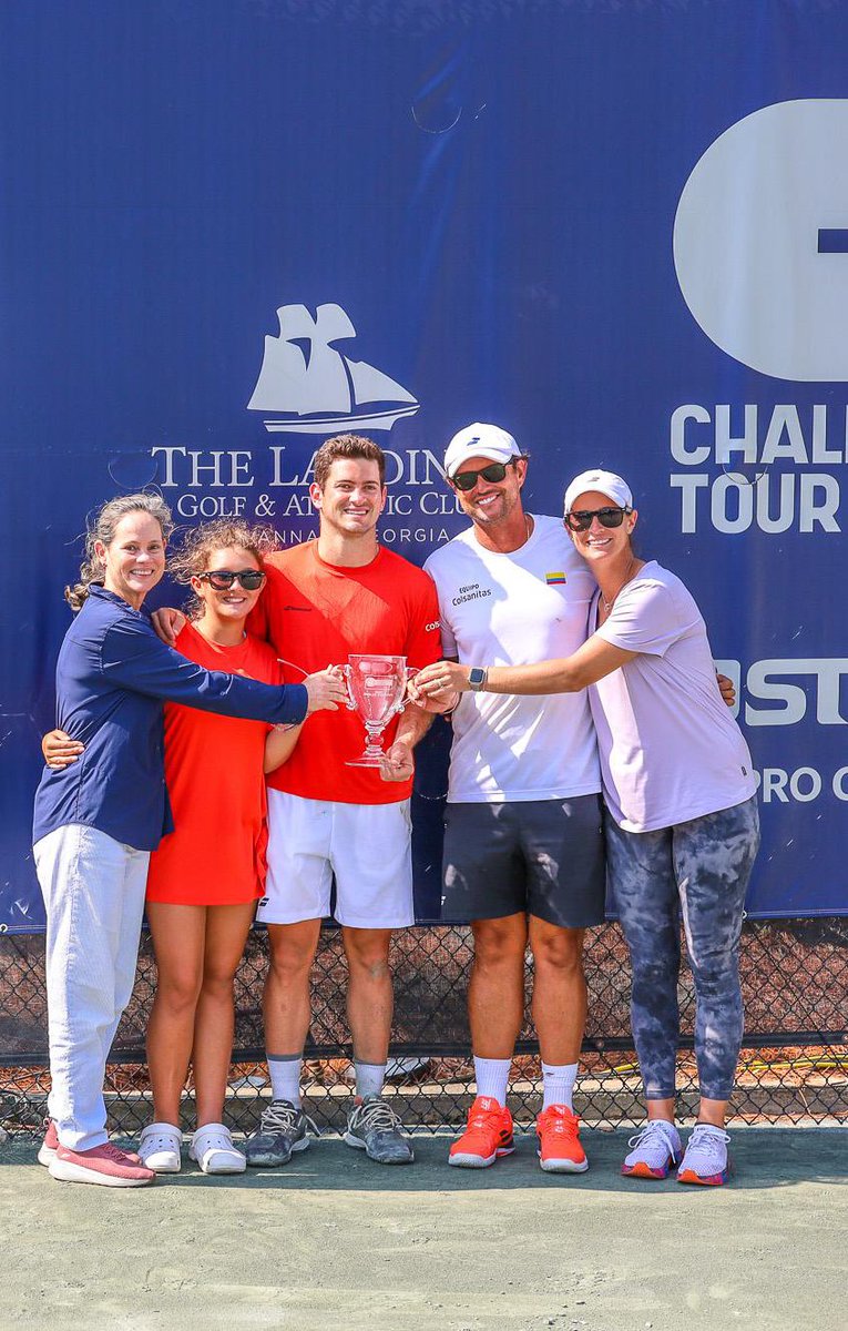 Nicolas Mejia (@nicomejia00) on Twitter photo Campeón en Savannah 🏆🏆
Feliz de ganar mi segundo <a href="/ATPChallenger/">ATP Challenger Tour</a> y más en frente de mi familia❤️
Gracias a mi equipo por estar conmigo siempre, especialmente cuando las cosas no nos salen como quisiéramos. Campeón en Savannah 🏆🏆
Feliz de ganar mi segundo <a href="/ATPChallenger/">ATP Challenger Tour</a> y más en frente de mi familia❤️
Gracias a mi equipo por estar conmigo siempre, especialmente cuando las cosas no nos salen como quisiéramos.