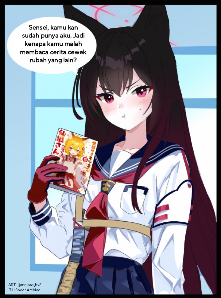 8b_rafael's tweet photo. @melissa_hv2 Translate bahasa Indonesian
"Agak sibuk akhir-akhir ini, tapi bukan berarti aku akan meninggalkan waifu kesayanganku :-)."
#BlueArchive #shichidoYukino #srtacademy #foxsquad #idtl https://t.co/697RRg0rmS