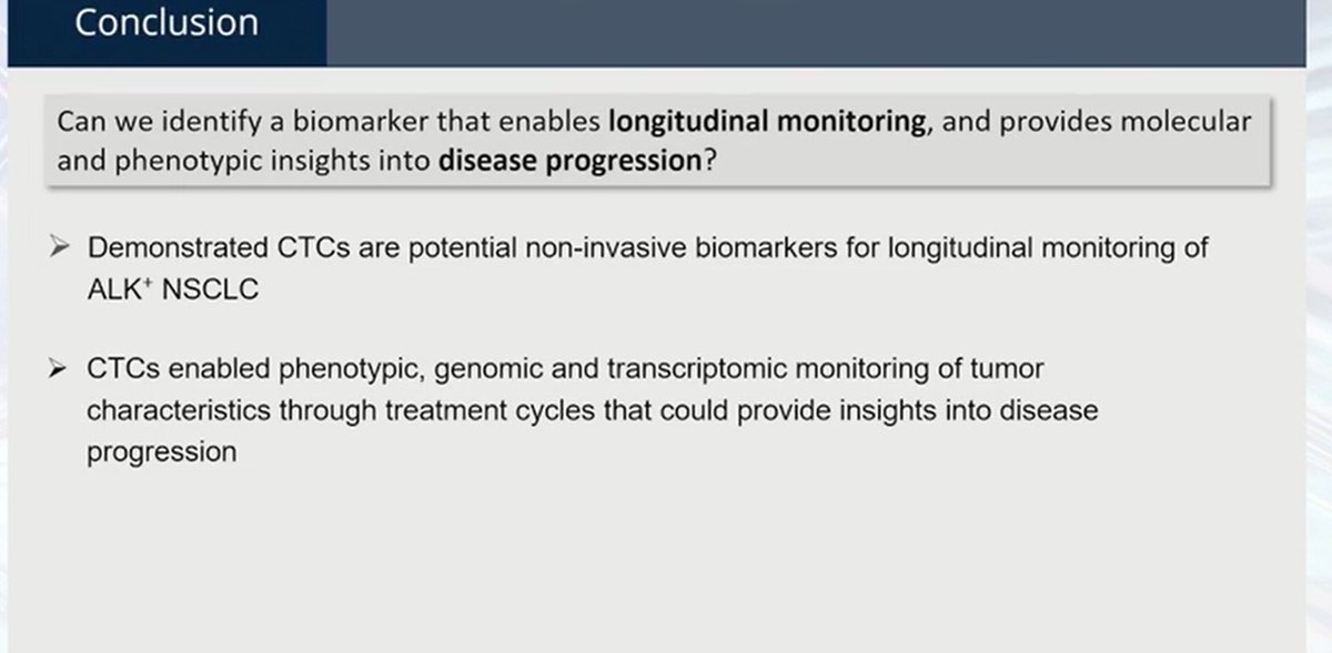LUNGevity's tweet image. Mesenchymal (vimentin+) circulating tumor cells (#CTCs) may be progostic for progression in ALK+ #NSCLC. Great to see more non-invasive tests for progression. Collaboration between @NagrathSunitha Dr. Yuru Chen &amp;amp; Dr. Angel Qin @UMRogelCancer #AACR25 @ALKPositiveinc