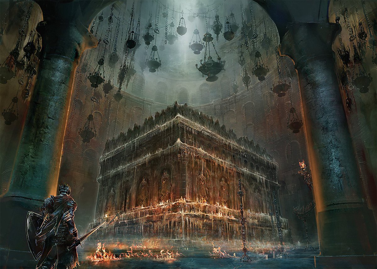 firekeepertwo's tweet photo. concept art of the chamber of deacons of the deep https://t.co/wbgQlVUAre