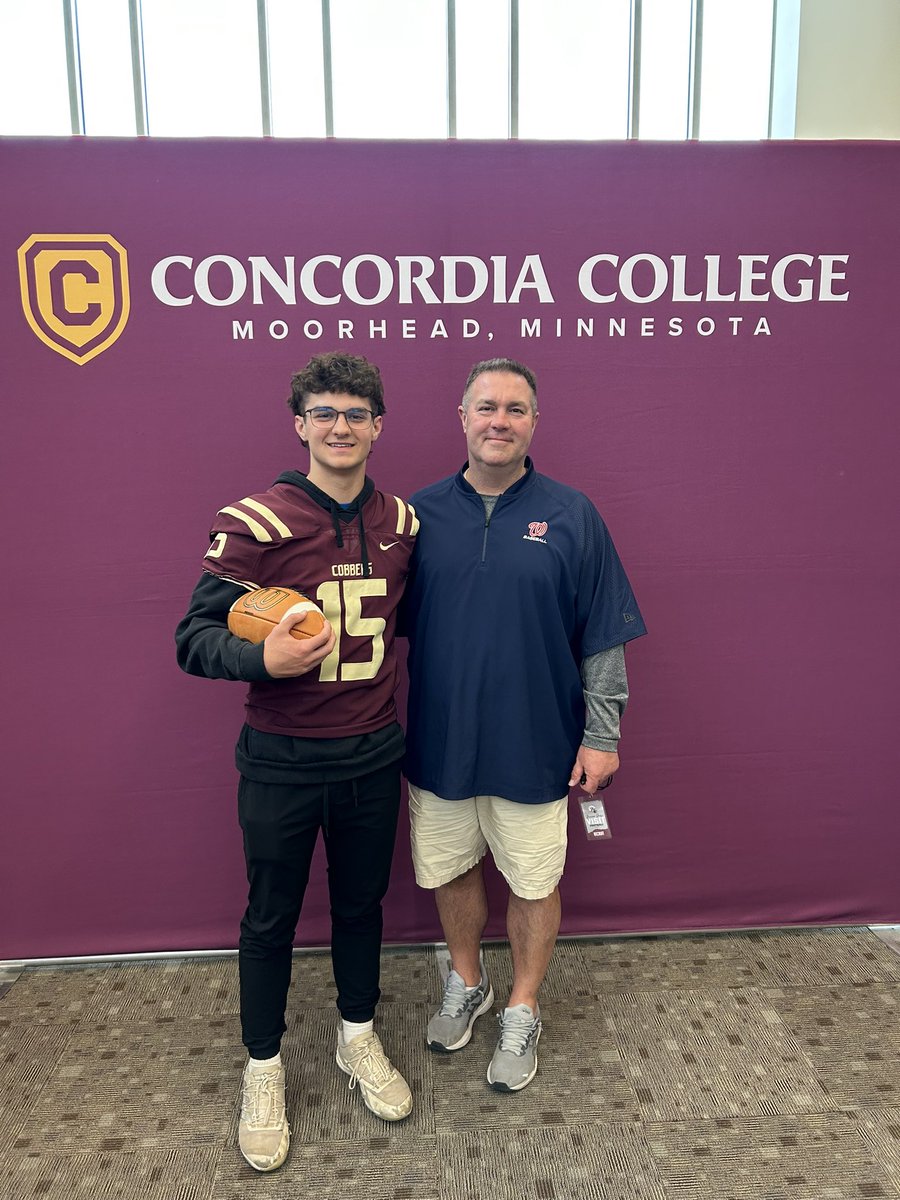Matthew Isakson (@m_isakson15) on Twitter photo Thank you <a href="/CoachJPollock/">Jake Pollock</a> for having me out for the junior day visit. Loved coming out and learning about <a href="/Cobber_Football/">Cobber Football</a>. Excited to come back to campus
<a href="/PrepRedzoneMN/">Prep Redzone Minnesota</a> <a href="/WMRoyalsFB/">Watertown-Mayer Football</a> Thank you <a href="/CoachJPollock/">Jake Pollock</a> for having me out for the junior day visit. Loved coming out and learning about <a href="/Cobber_Football/">Cobber Football</a>. Excited to come back to campus
<a href="/PrepRedzoneMN/">Prep Redzone Minnesota</a> <a href="/WMRoyalsFB/">Watertown-Mayer Football</a>
