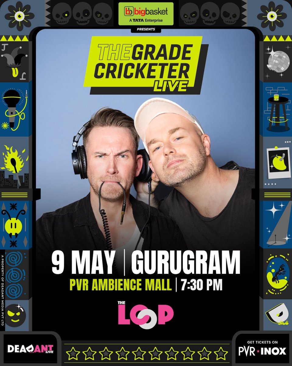 GURUGRAM/DELHI: New live show announced. 
 
The boys are bringing their stage show to your hometown. 
Tickets on sale NOW at gradecricketer.com