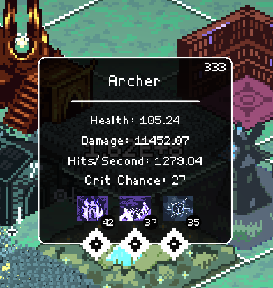 Snake122591's tweet photo. @SadSocketGames I think I may have hit a data overflow. the game crashed 2 waves after this screenshot on unit buffings. 😅 https://t.co/xeMaUygQ3x