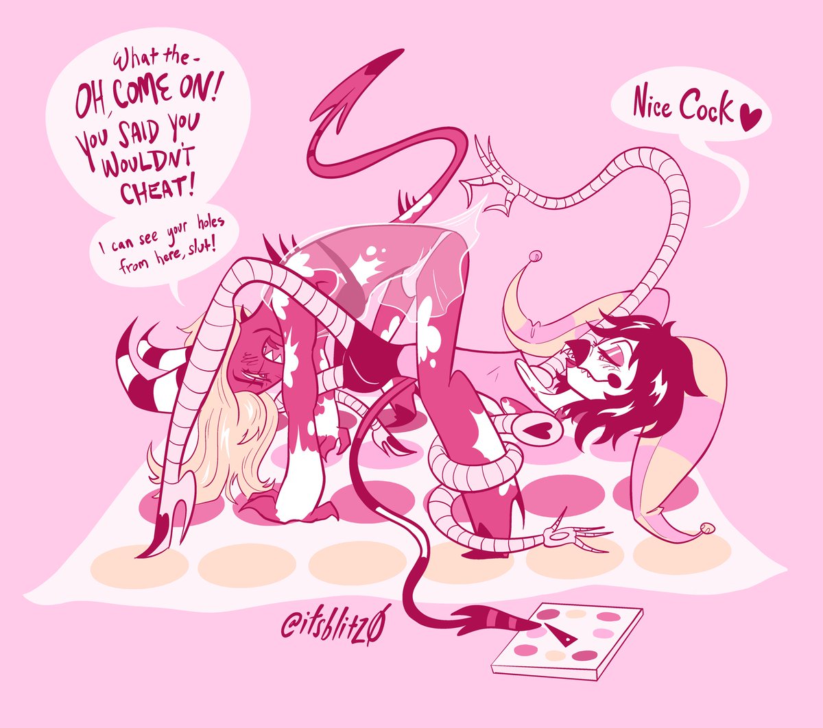 itsblitz0's tweet image. “Twisted Sisters” BONUS from the Slumber Party #FemBlitzWeek series! #BlitzFizz