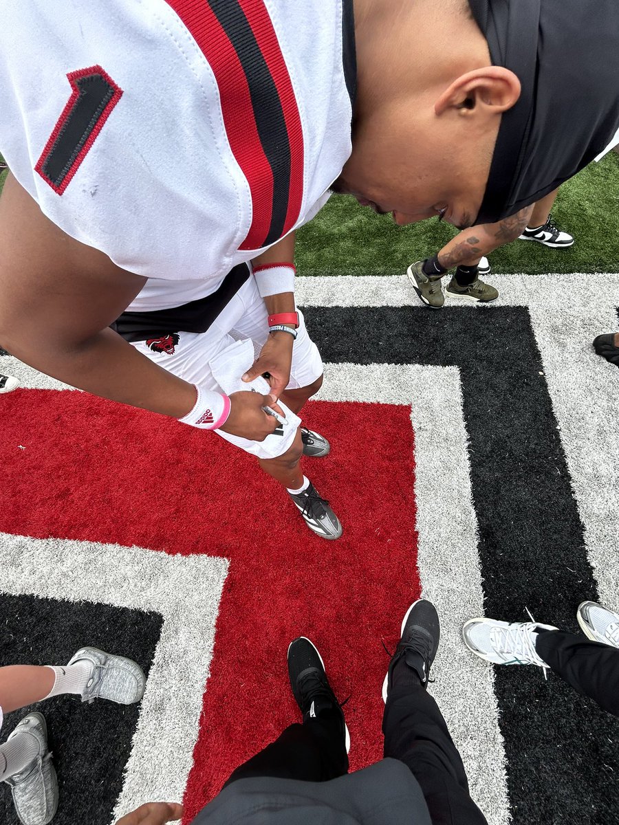 Terrancepolooo's tweet photo. great visit to arkansas state #CollegeFootball https://t.co/X9iEfcCUgm