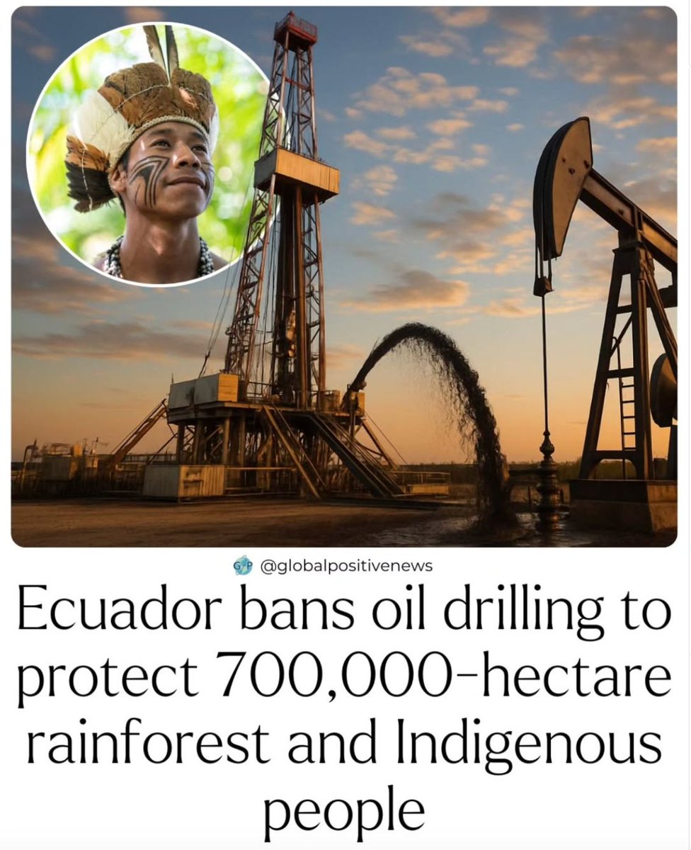BAM! Ecuador bans oil drilling to protect 700,000-hectares of rainforest: buff.ly/M0Xg6vx These are the type of announcements we need.

No time to waste. #ActOnClimate 

#climate #energy #IndigenousPeoples