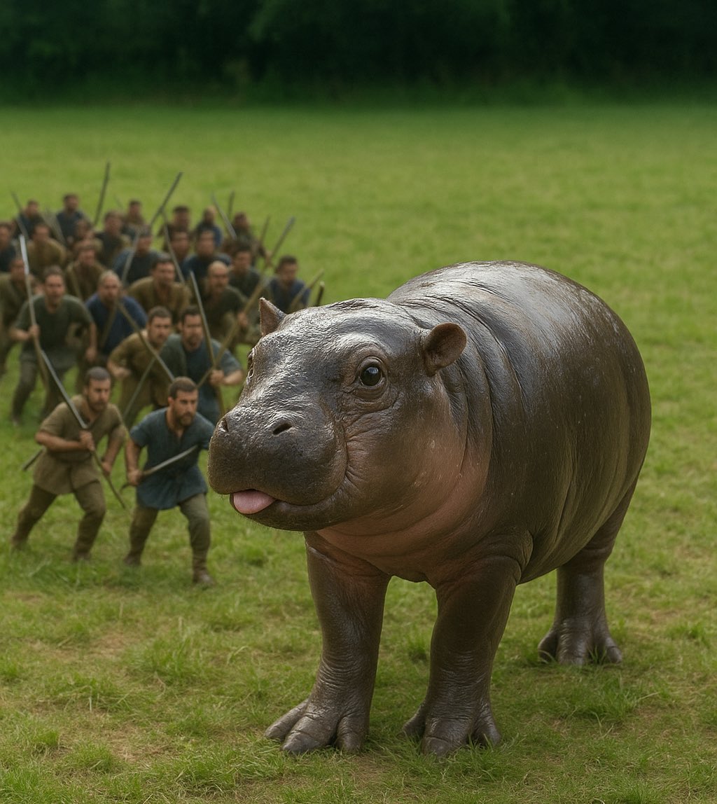 100 men vs 1 Moo Deng 🦛💕

They don’t stand a chance! 

#moodeng