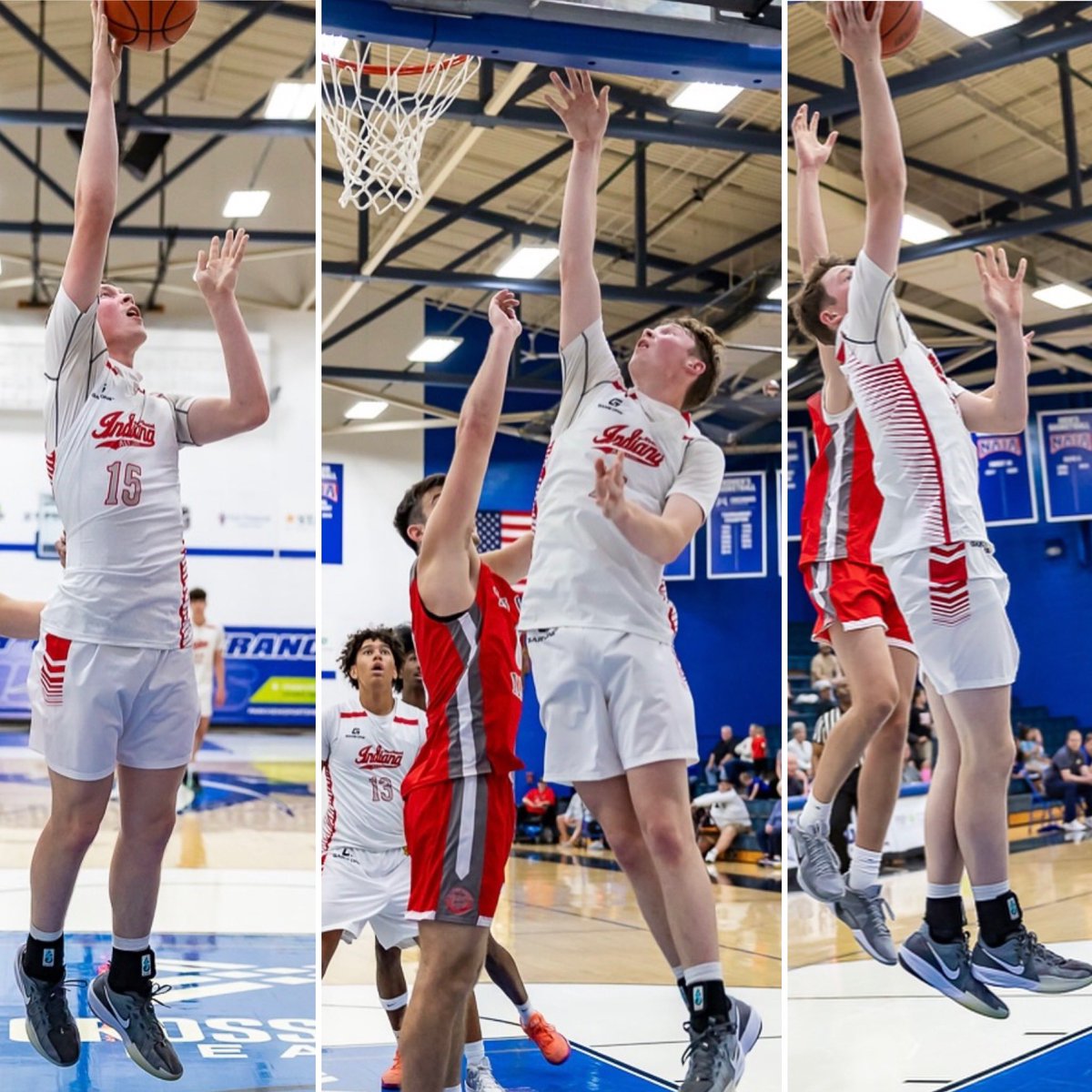 Shoutout to <a href="/BrandtMartin07/">Brandt Martin</a> playing in his final high school basketball game as he helps Indiana get the win over NW Ohio in the 29th Nancy Rehm Border Wars game.