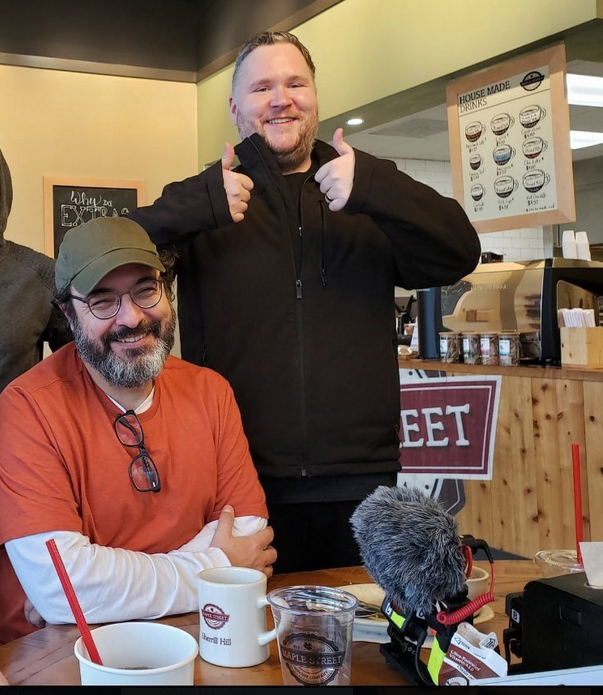 GuntNews's tweet photo. GNN: Gonzo journalist Ethan Ralph, pictured in 2018 with Gonzalo Lira who died in a Ukraine prison, has gone missing and presumed dead in Mexico.

Ralph was due to land in Columbia Friday afternoon but never made his flight. If you know his whereabouts please call 1-800-366-4667. https://t.co/1Y9DX5csCS