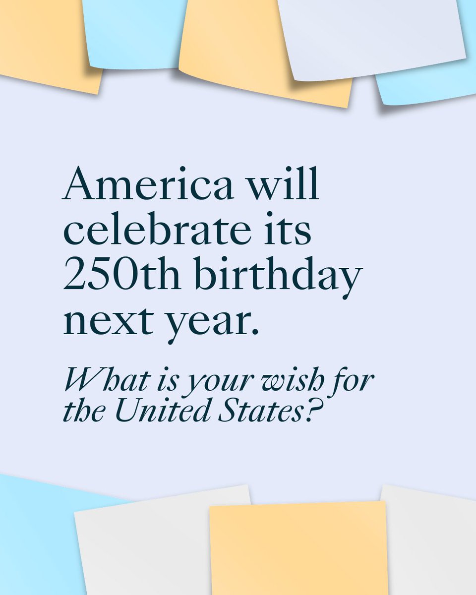 Get thinking about the United States’ 250th birthday. Visit the Jamestown-Yorktown Foundation Wish Wall and add your greetings and wishes for the nation.

onour250th.org/?partner=james…