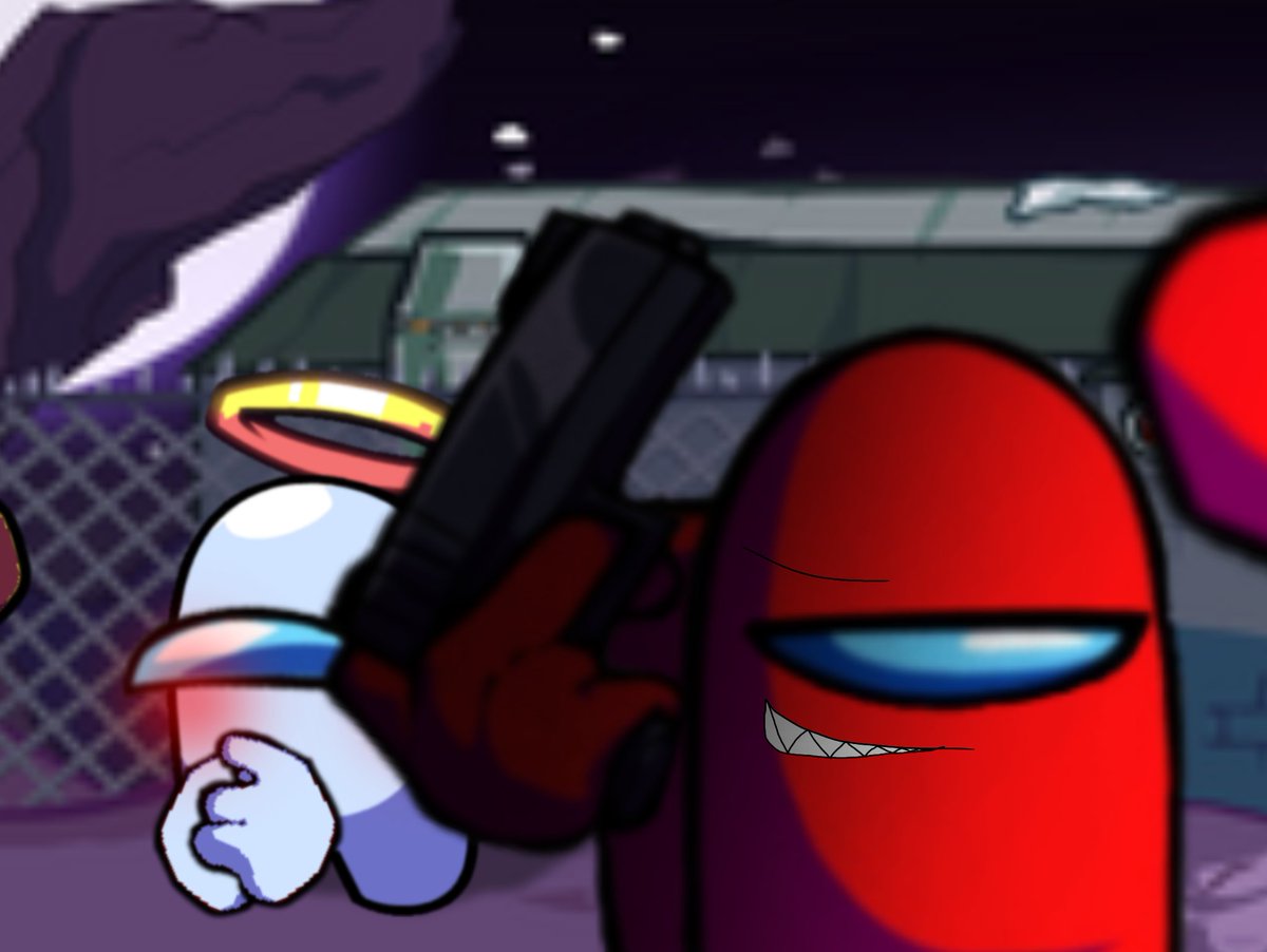 Dimwitted_Imp's tweet photo. Wassup polus it's your crewmate red, and today we are gonna make our friend white a actual angel https://t.co/CWsDk5C8nM
