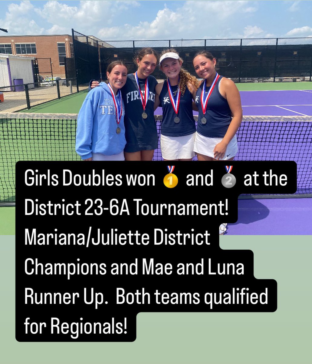 TXHSTennisCoach's tweet image. So proud of these kids! Their hard work EARNED their reward! Now let’s go make so noise at Regionals! @HumbleISD_KHS @Coach_MacHumble @Always_CoachD @Athletics_Jana @HumbleISD_Ath @jokoch09