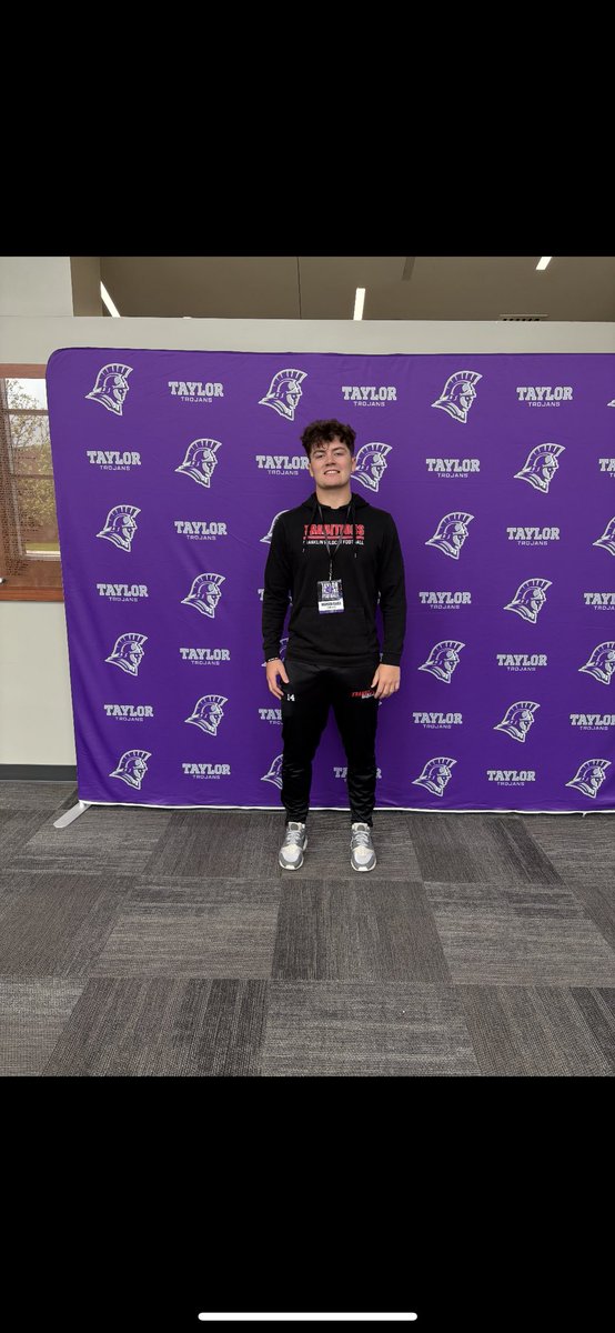 Shout out <a href="/CoachLangvardt/">Adam Langvardt</a> for the invite. Learned a lot about Taylor Football!! Loved everything they stand for. <a href="/taylortrojans/">Taylor Trojans</a> <a href="/tayloru/">Taylor University</a> <a href="/TrojansFBL/">Taylor Football</a>  <a href="/Coach_Mingo/">Aaron Mingo</a>