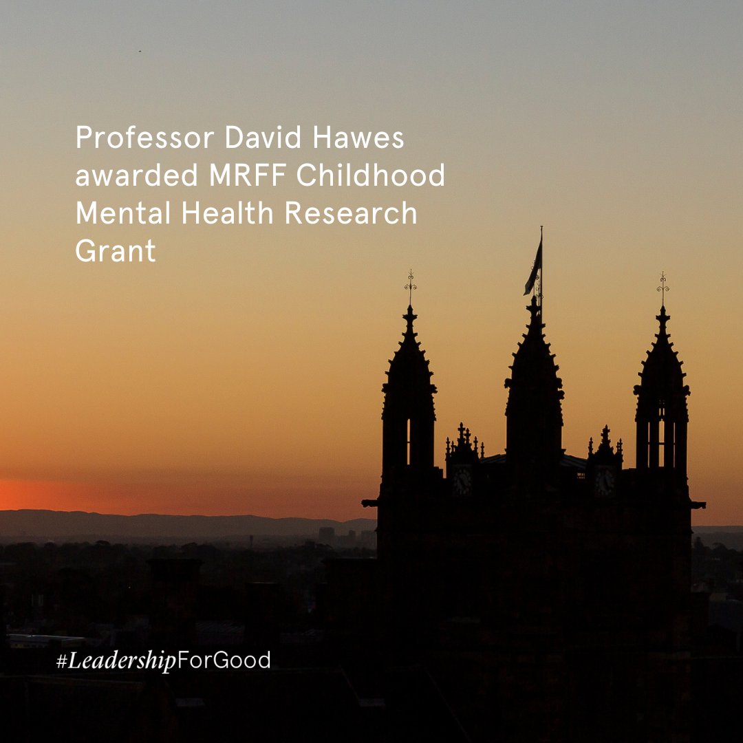 Sydney Science (@sydney_science) on Twitter photo Congratulations to <a href="/Sydney_Uni/">University of Sydney</a> clinical psychology researcher Prof <a href="/David_J_Hawes/">David Hawes</a> who has been awarded approx. $973,000 in <a href="/healthgovau/">Australian Department of Health and Aged Care</a> Medical Research Future Fund (#MRFF) Childhood Mental Health Research grant funding to support his trauma research. Congratulations to <a href="/Sydney_Uni/">University of Sydney</a> clinical psychology researcher Prof <a href="/David_J_Hawes/">David Hawes</a> who has been awarded approx. $973,000 in <a href="/healthgovau/">Australian Department of Health and Aged Care</a> Medical Research Future Fund (#MRFF) Childhood Mental Health Research grant funding to support his trauma research.