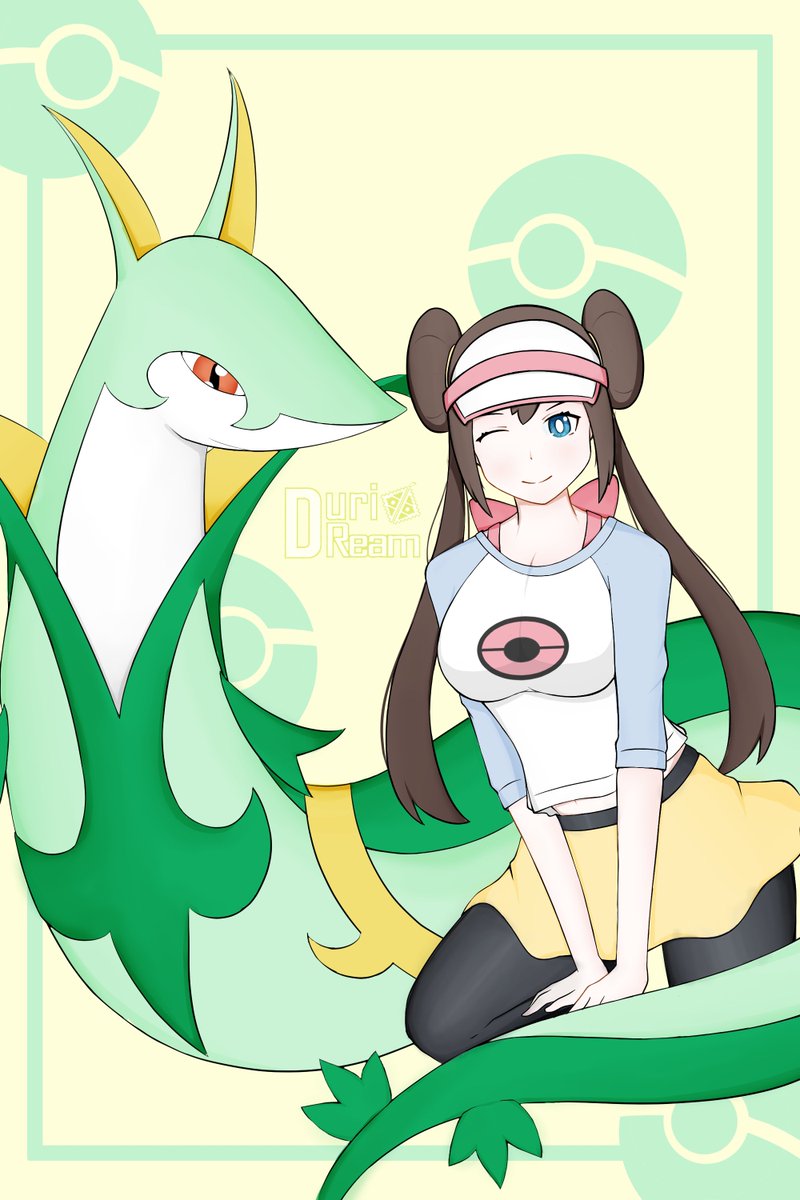 ReamDuri's tweet photo. Rosa and Serperior

#Pokemon https://t.co/6PXVfJSgEh