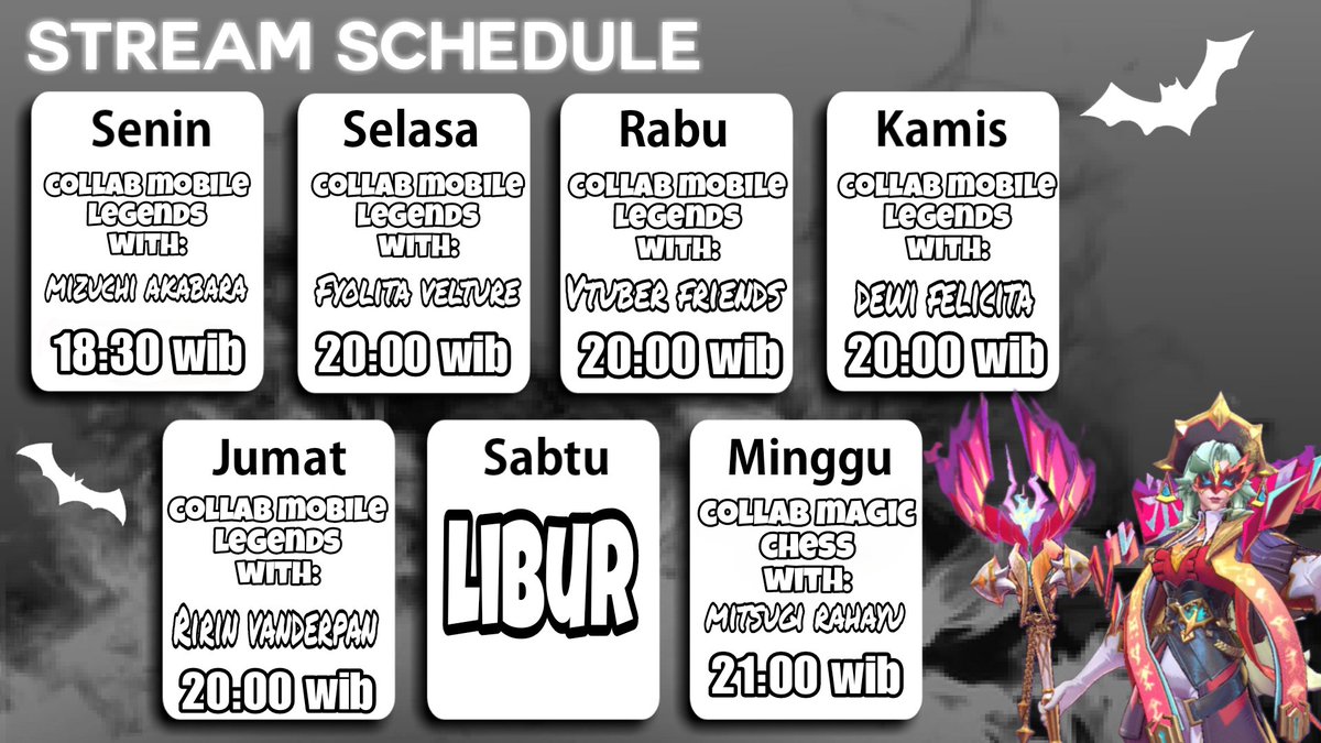 Skejul tanggal
28 april - 4 mei siap!!!! 
Saatnya meler lagi guys
