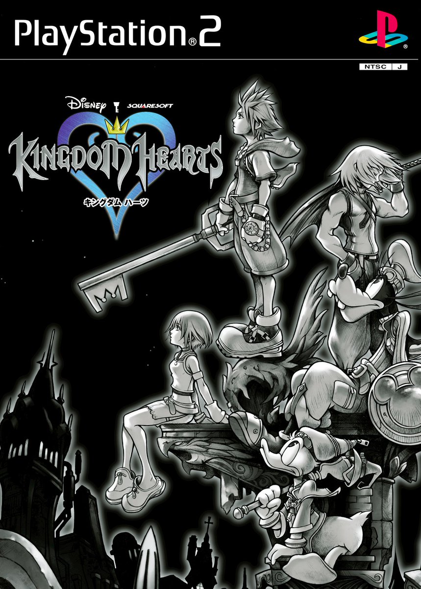 -Kingdom Hearts  (box art)- #KingdomHearts #Sora