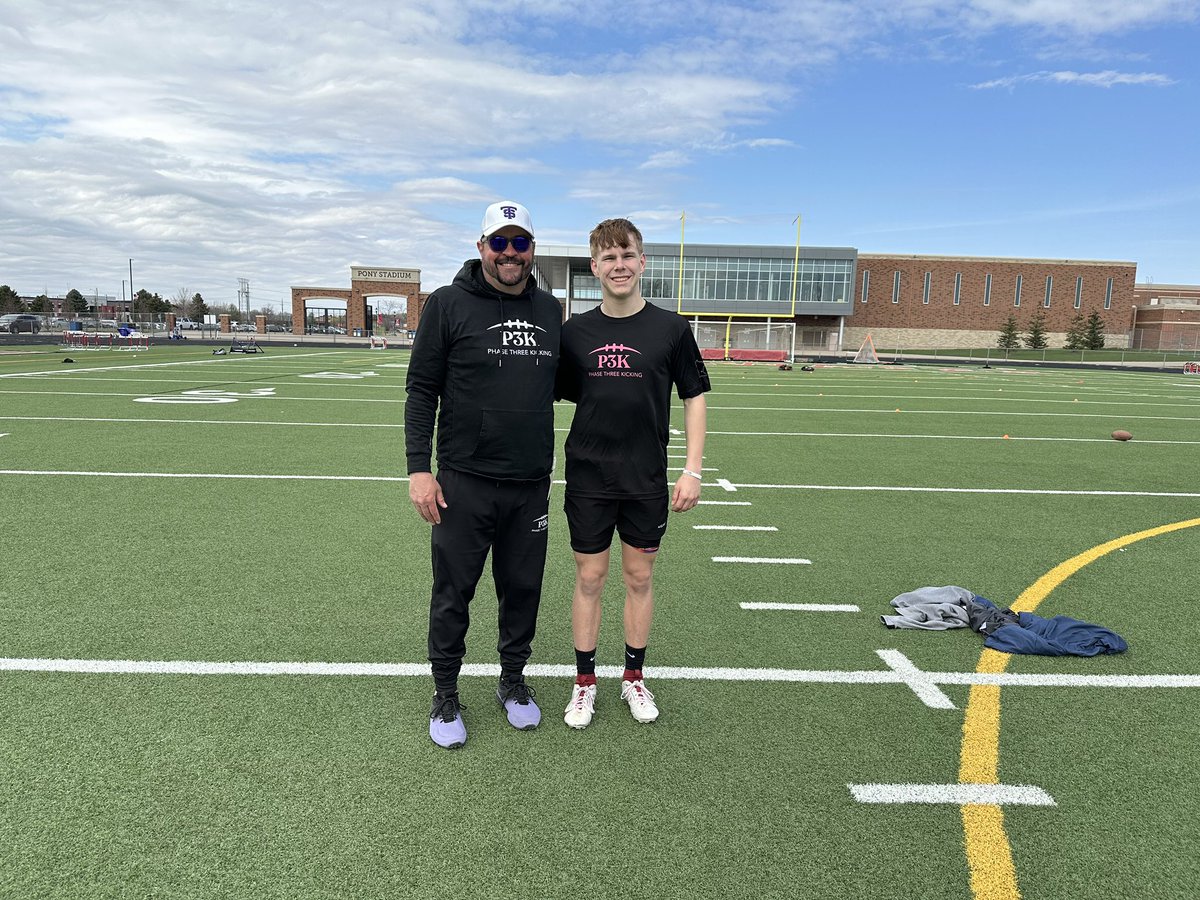 Quinn O'Fallon (@quinnofallon1) on Twitter photo Had a wonderful time at <a href="/SpecialTeamsFB/">Coach Chris Husby</a> and <a href="/Phase3Kicking/">Phase 3 Kicking</a>’s camp today!
Here’s how I did today at the camp:
2nd best overall specialist
Among all kickers:
#1 in punting competition
#3 in Kickoff chart
#1 in last man standing (kickoff)
Longest FG 57 YDS Had a wonderful time at <a href="/SpecialTeamsFB/">Coach Chris Husby</a> and <a href="/Phase3Kicking/">Phase 3 Kicking</a>’s camp today!
Here’s how I did today at the camp:
2nd best overall specialist
Among all kickers:
#1 in punting competition
#3 in Kickoff chart
#1 in last man standing (kickoff)
Longest FG 57 YDS