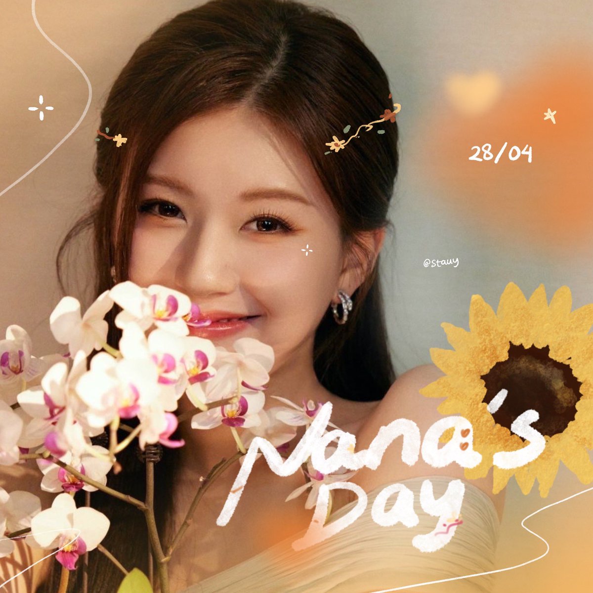 stauy's tweet image. help repost? 🦋 #zonauang

today is Nyanya @queeeenae special day🌻🫶🏻  let’s celebrate #BeautyOfNanaDay with love 🤎 ada 4 free layout untuk kamu! 🧚‍♀️