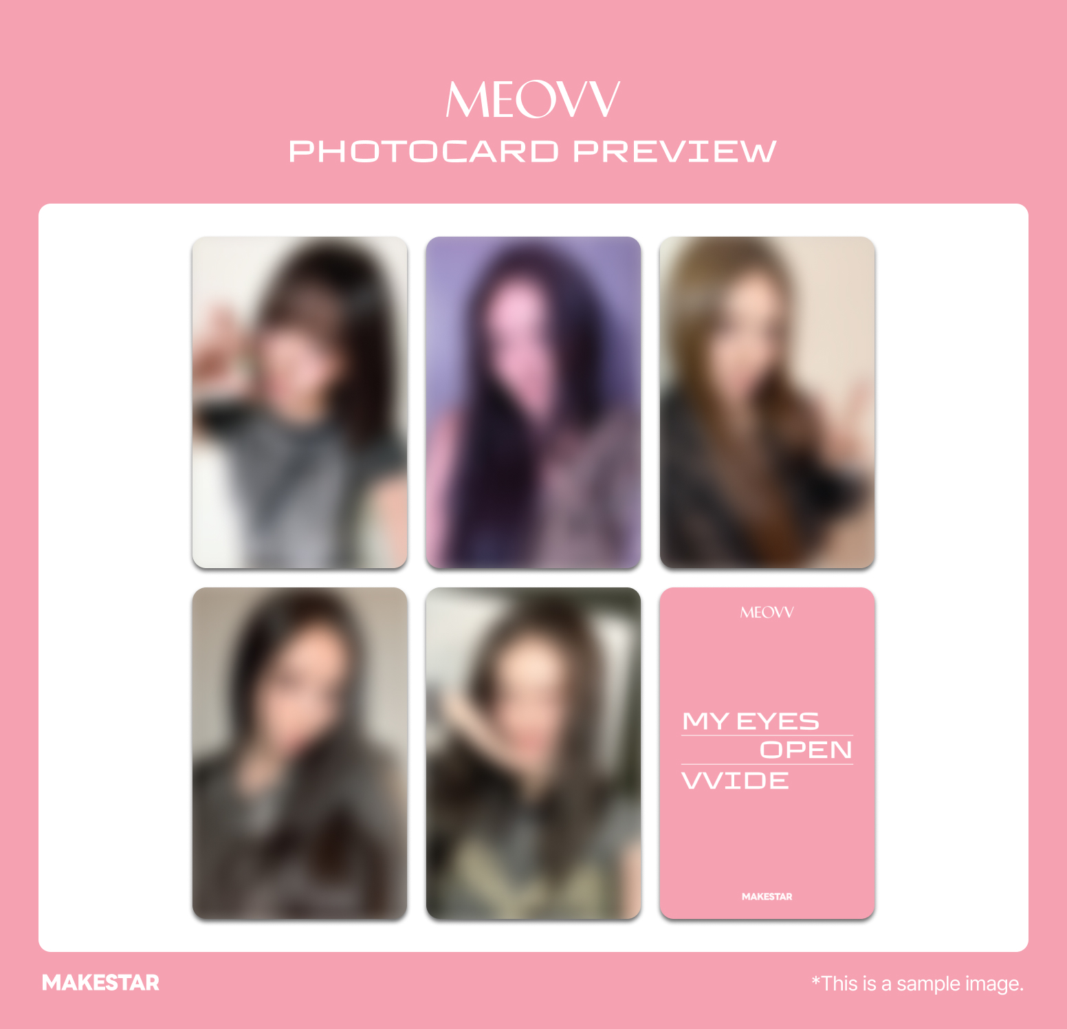 MEOVV 1stEP makestar 限定 写真 フォト トレカ ５枚セット MAKESTAR JAPAN on X: 
