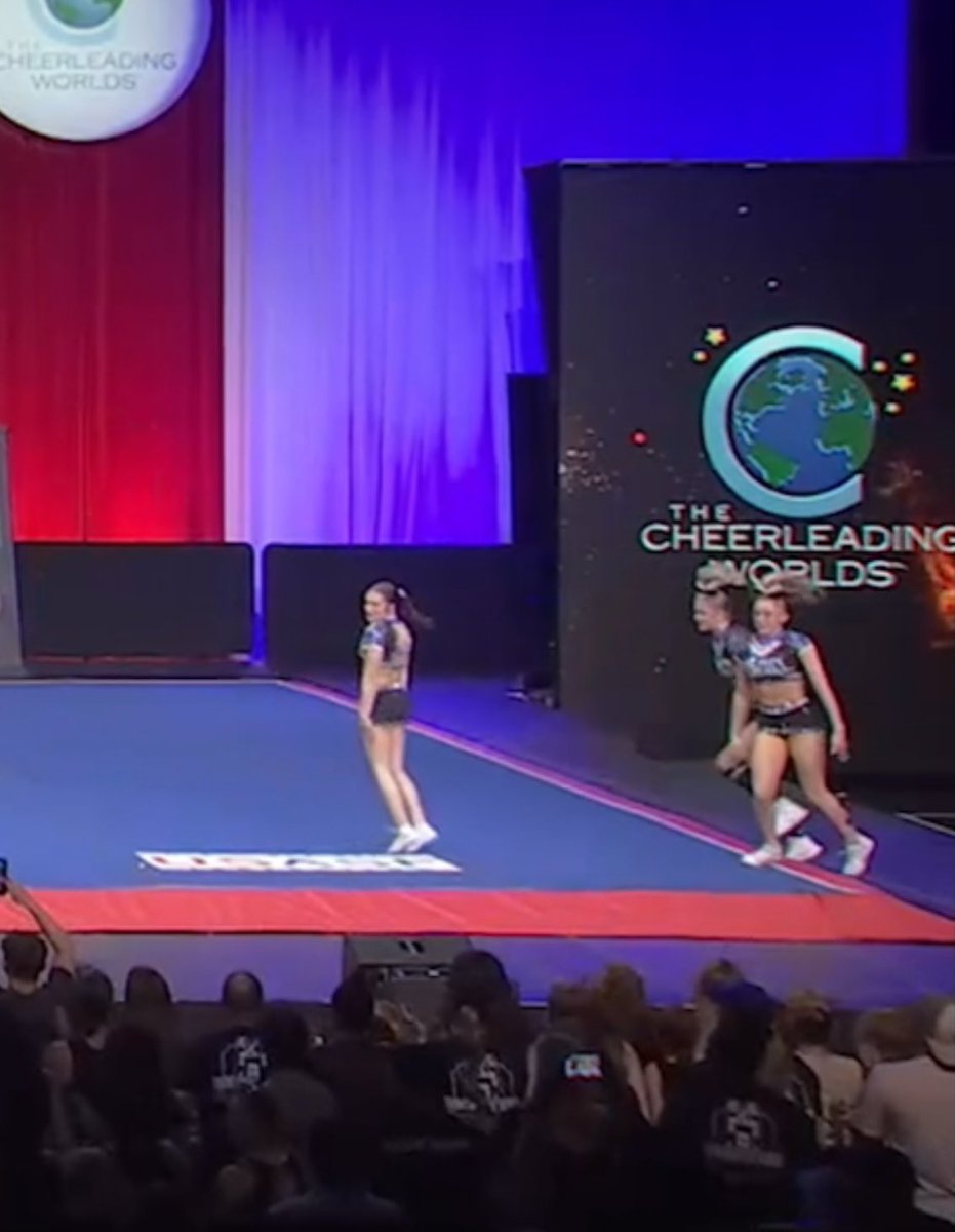 steeItough's tweet photo. AFTER REVIEW:

Central Jersey All Stars Bombshells
(Medium Senior 6)

2 BB, 1 OOB

#CheerWorlds2025 | Sunday https://t.co/47HZ5IoPzJ