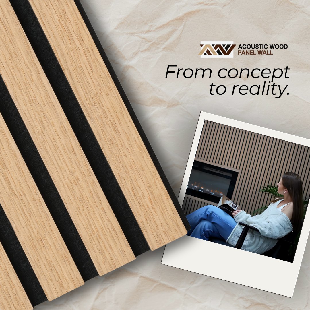 acousticwpw's tweet photo. You don’t need a full renovation to improve your space. Add acoustic wood panels for a stunning upgrade that enhances both look and sound. #acousticwoodpanel #wallaccent #walldesign https://t.co/UBXzyb52Dh