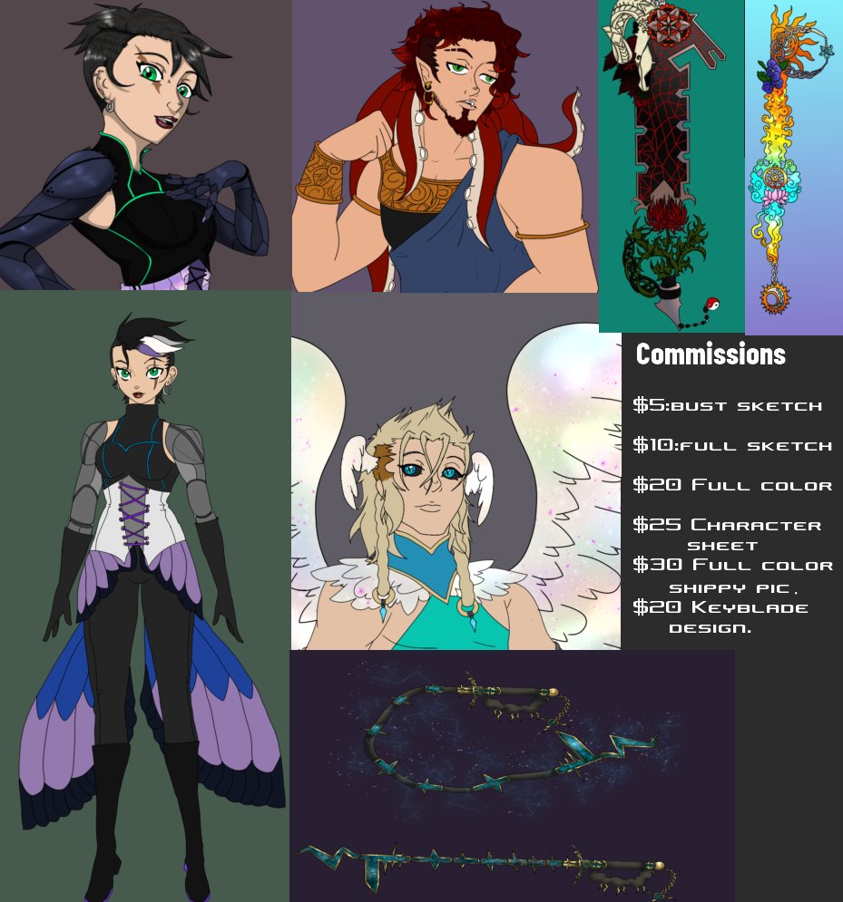 My birthday is fast approaching and I really really need a new computer chair. All comm money will be poured into getting me a nice chair that might actually last me a while lol.  There isn't much I won't do just hmu and we can negotiate! #commissionart #commissions