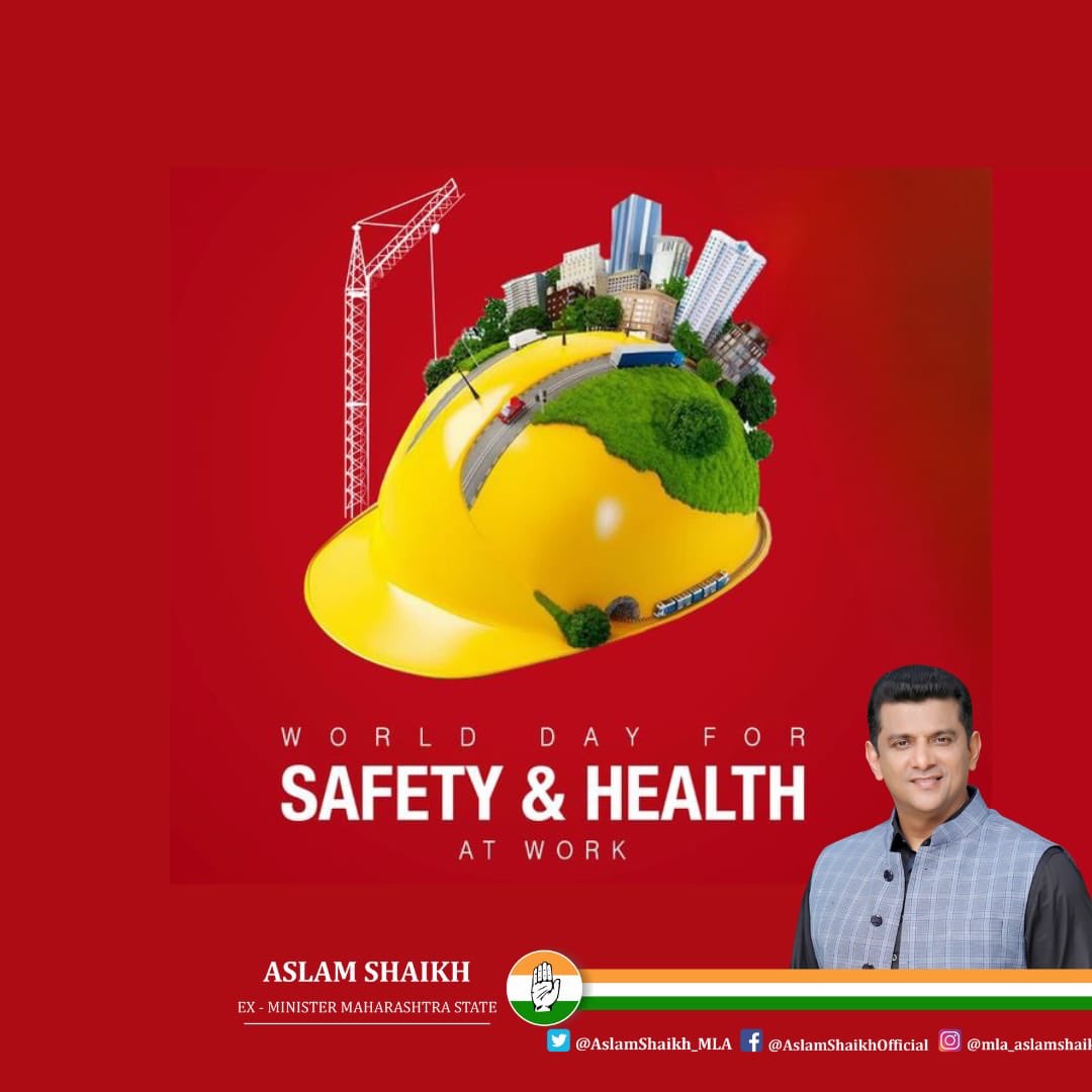 's tweet image. On #WorldDayForSafetyAndHealthAtWork, we salute our workforce and remember Congress' historic role from Pt. Nehru's Factories Act, 1948 to Dr. Manmohan Singh’s #MGNREGA.

Our commitment remains strong: safe, secure, and fair workplaces for all!

 #HealthAndSafety #WorldSafetyDay