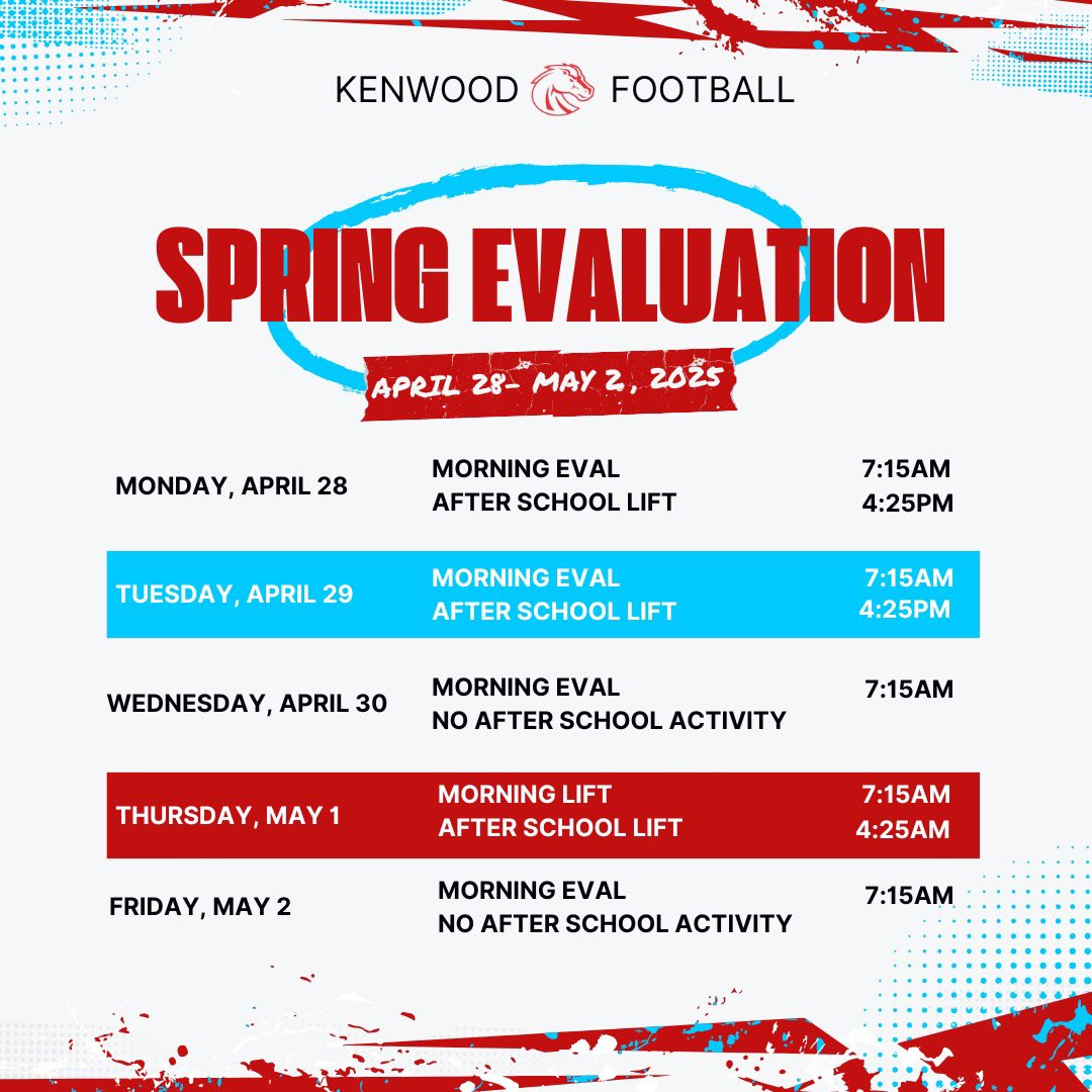 Broncos schedule for this upcoming week!