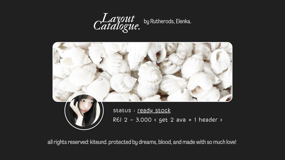 rutherods's tweet image. { a repost would be appreciated. thank you so much }

the rei ready stock layout is freshly served and ready to be picked up.

dm me before it’s all gone ( &amp;gt;.&amp;lt; )

#zonauang #zonaba #zonauang