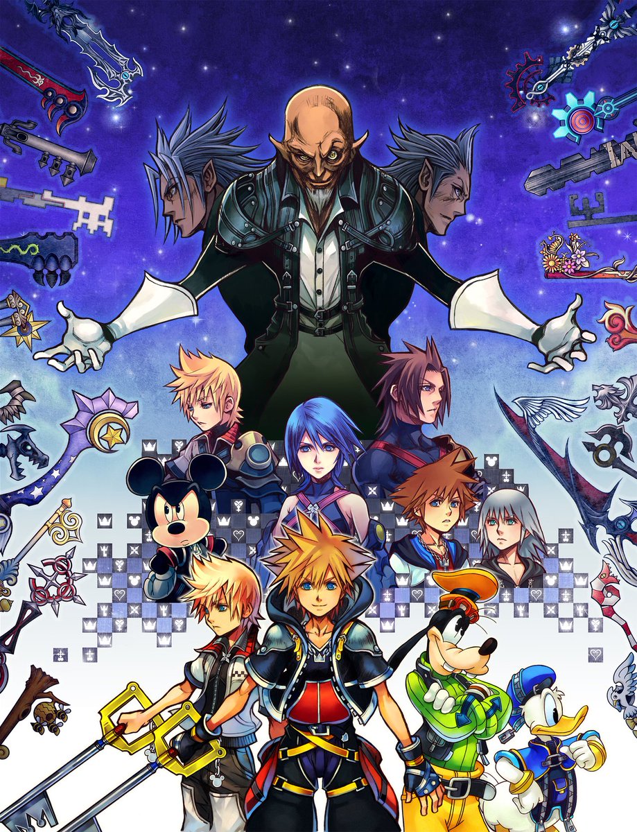 -Kingdom Hearts 2.5 (artwork)- #KingdomHearts #Sora