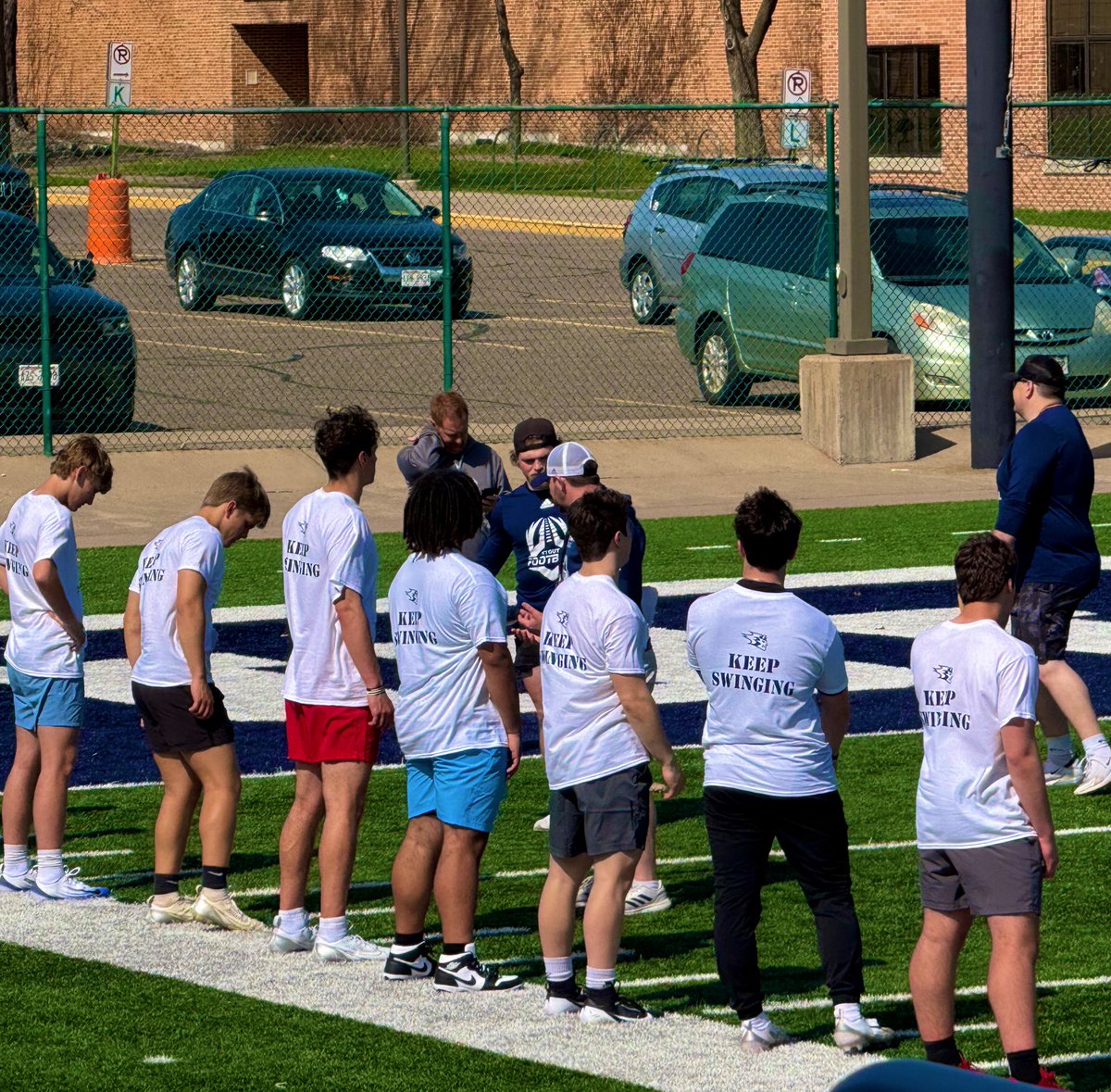 I had a great time at the UW Stout Football Combine Prep Camp! A lot of learning, drilling, and improvement. Much more to come! <a href="/MJ_NFLDraft/">Mark Johnson</a> <a href="/PrepRedzoneWI/">Prep Redzone Wisconsin</a>