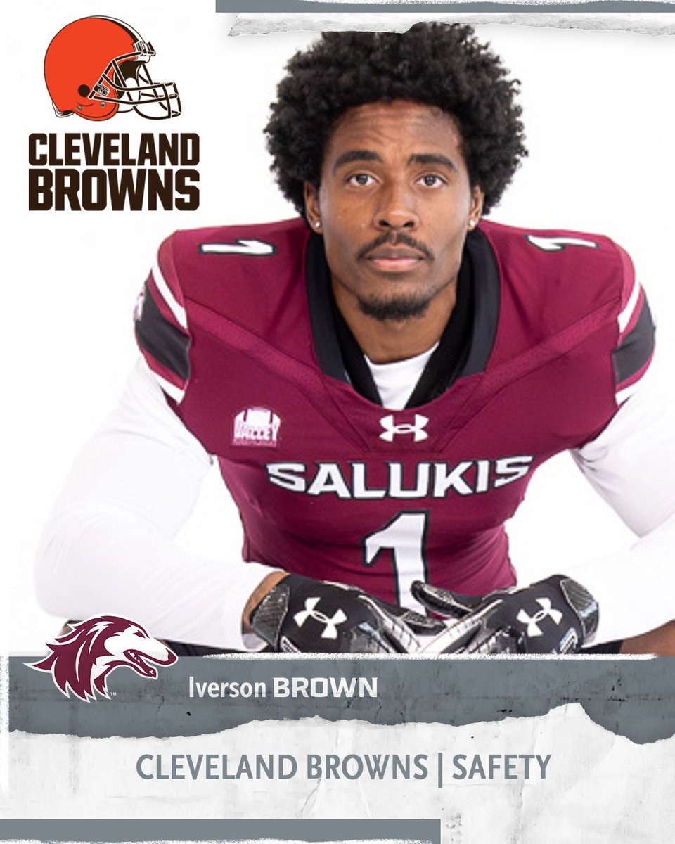 Saluki Football (@siu_football) on Twitter photo Great opportunity for Iverson Brown with a mini-camp invite from the <a href="/Browns/">Cleveland Browns</a>
<a href="/IvoBrown4/">Iverson Brown</a> | #NFLSalukis Great opportunity for Iverson Brown with a mini-camp invite from the <a href="/Browns/">Cleveland Browns</a>
<a href="/IvoBrown4/">Iverson Brown</a> | #NFLSalukis