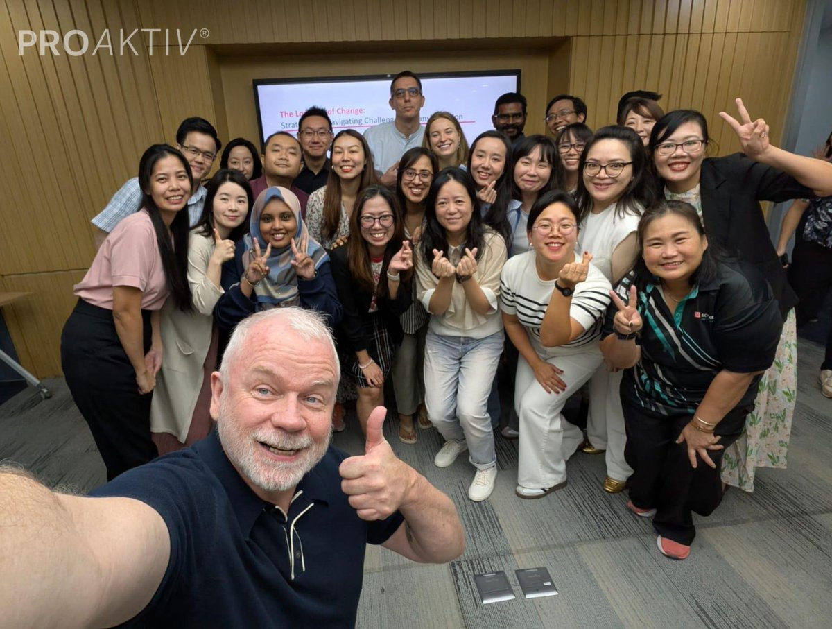 Proaktiv Asia Training (@proaktivasia) on Twitter photo When leadership training goes beyond the surface—you feel it.
In Ho Chi Minh City, we partnered with <a href="/DBSchenker/">DB Schenker</a> for The Logistics of Change program.
NPS: 91. Energy. Action. Real transformation.
#LeadershipDevelopment #ChangeManagement #PROAKTIV When leadership training goes beyond the surface—you feel it.
In Ho Chi Minh City, we partnered with <a href="/DBSchenker/">DB Schenker</a> for The Logistics of Change program.
NPS: 91. Energy. Action. Real transformation.
#LeadershipDevelopment #ChangeManagement #PROAKTIV