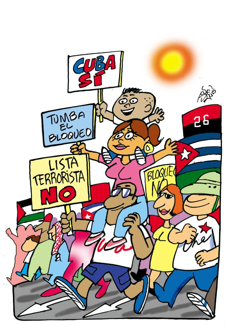 Participaremos en desfile del #PrimeroDeMayo para denunciar con firmeza cada acto de crueldad, guerra económica, ideológica y actos terroristas que los #EEUU ha desarrollado contra nuestro noble pueblo cubano. Con más firmeza y determinación de vencer, estaremos presentes.