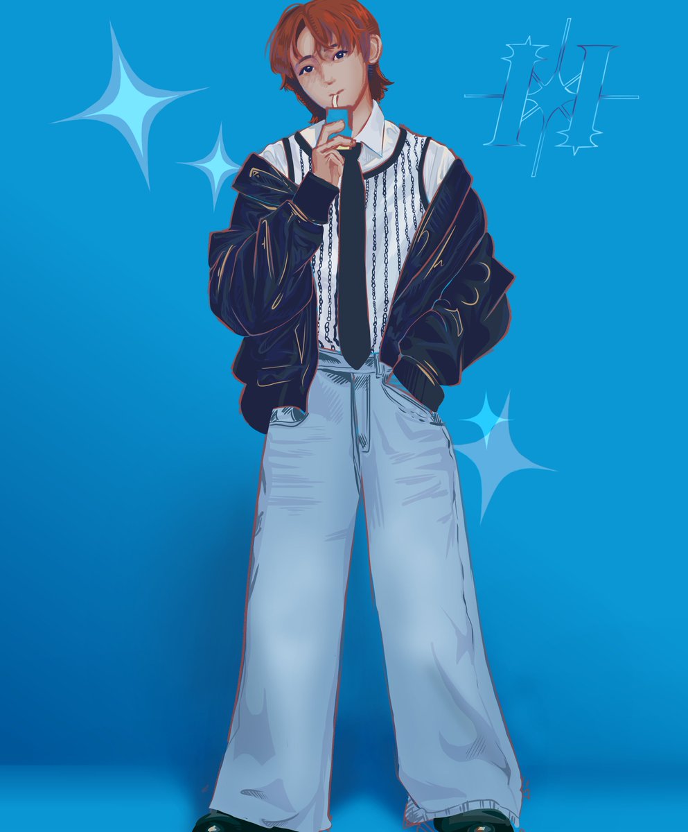 i said id draw him so

#온앤오프 #ONF #효진 #HYOJIN