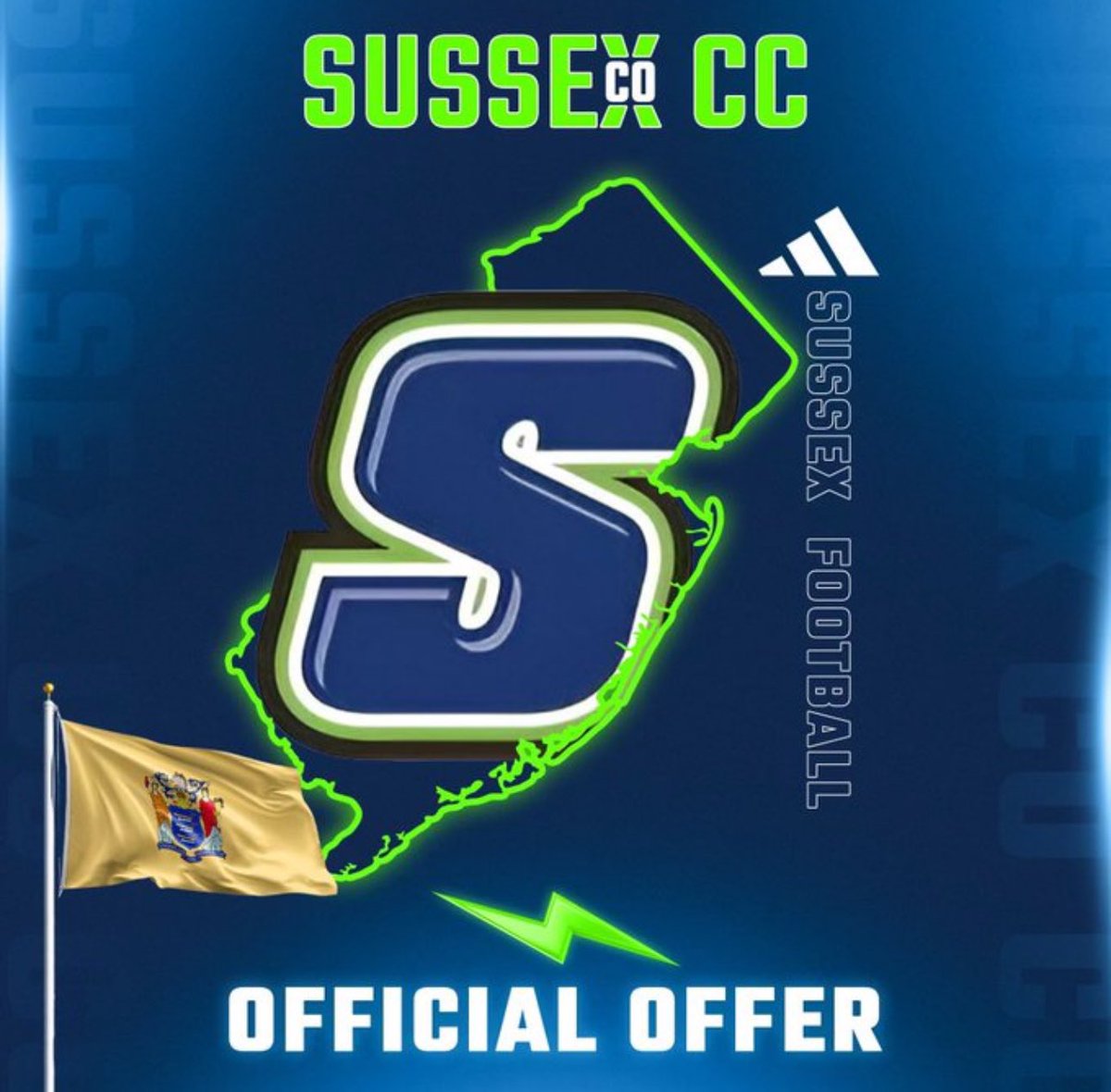 jayystall's tweet image. Blessed to receive a(n) offer from sussex CC