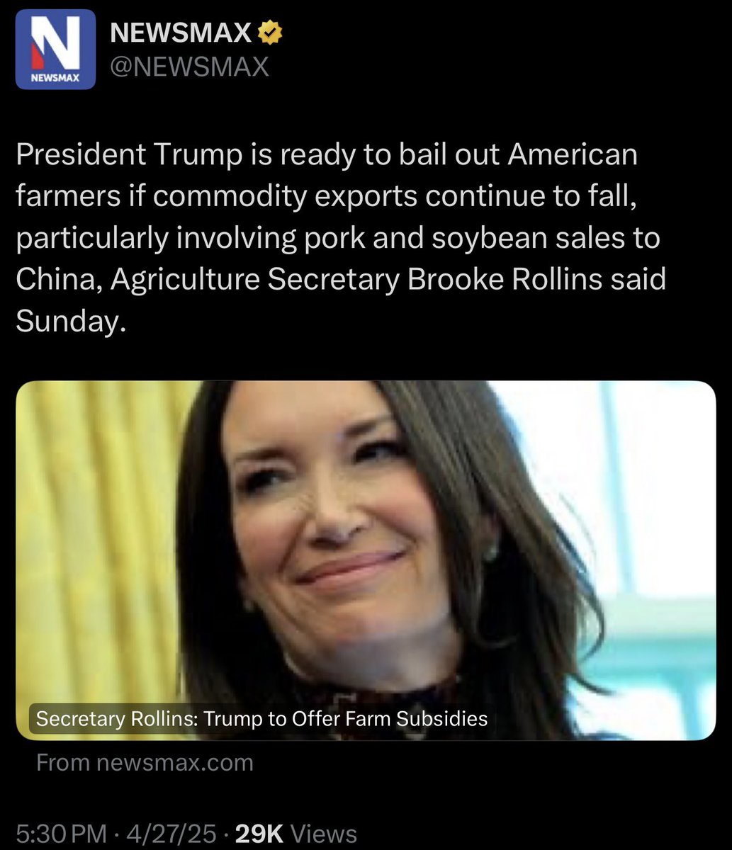 Another taxpayer funded bailout for victims of Trump’s stupidity, most of whom are his voters.