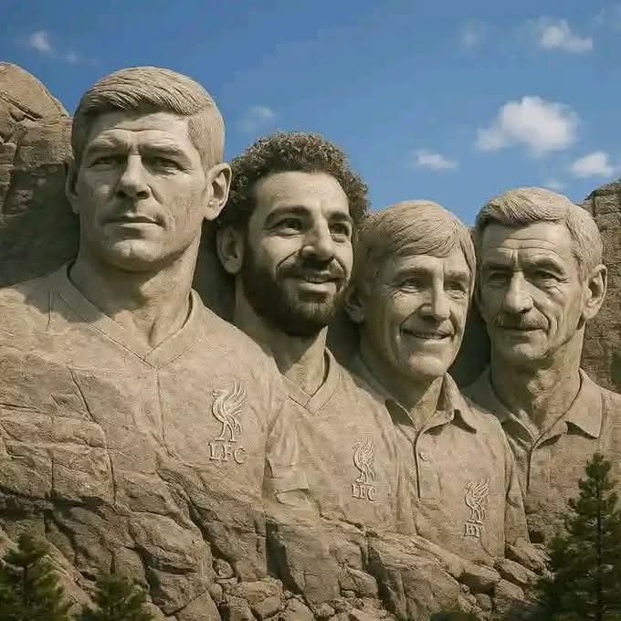 What is this pride? What is this beauty? What is this greatness for the pride of Egypt and the world? The legends of Liverpool were three. After adding the Egyptian king, they became four. Is there a greater pride than this? Thank God you did not leave one of their clubs.