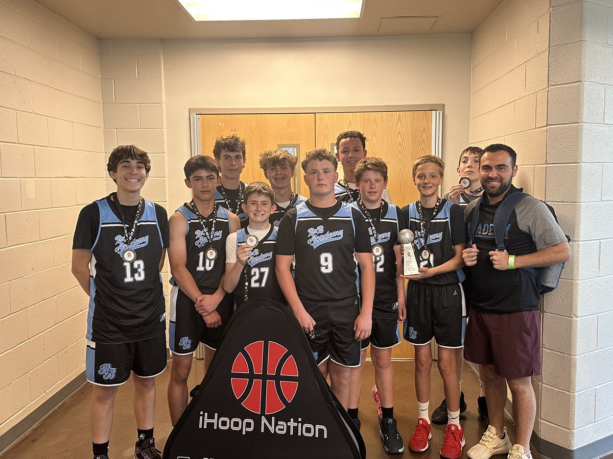 Congrats to our 8th Grey for winning the Championship of the iHoop Give-N-Go Tournament! Awesome weekend for this group &amp; coaches!