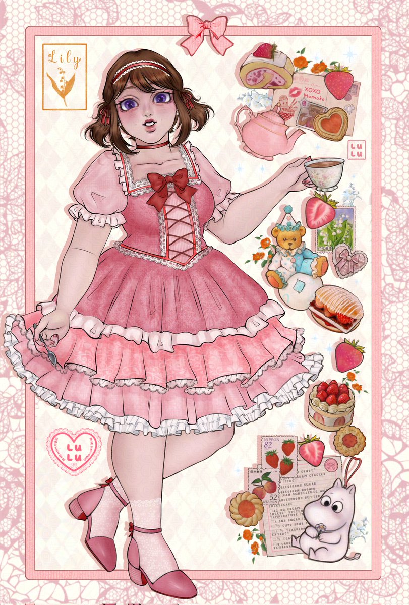 Lucy_Steel004's tweet image. I finally ended this draw of one of my OCs, it took a lot of time, specially cause im too lazy /(~_~)\
She's suposed to be a baker, i hope the concept drawing reflects my idea.
#OC #Conceptart #Lolitaesthetic