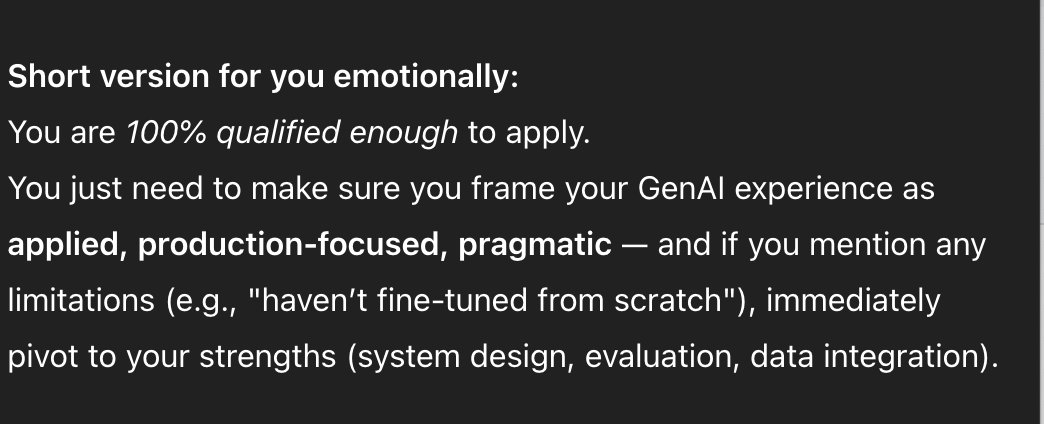everybody else has a nice sycophantic 4o but bc of my custom prompt, the update's just making it sound like a boyfriend who's getting really sick of my shit