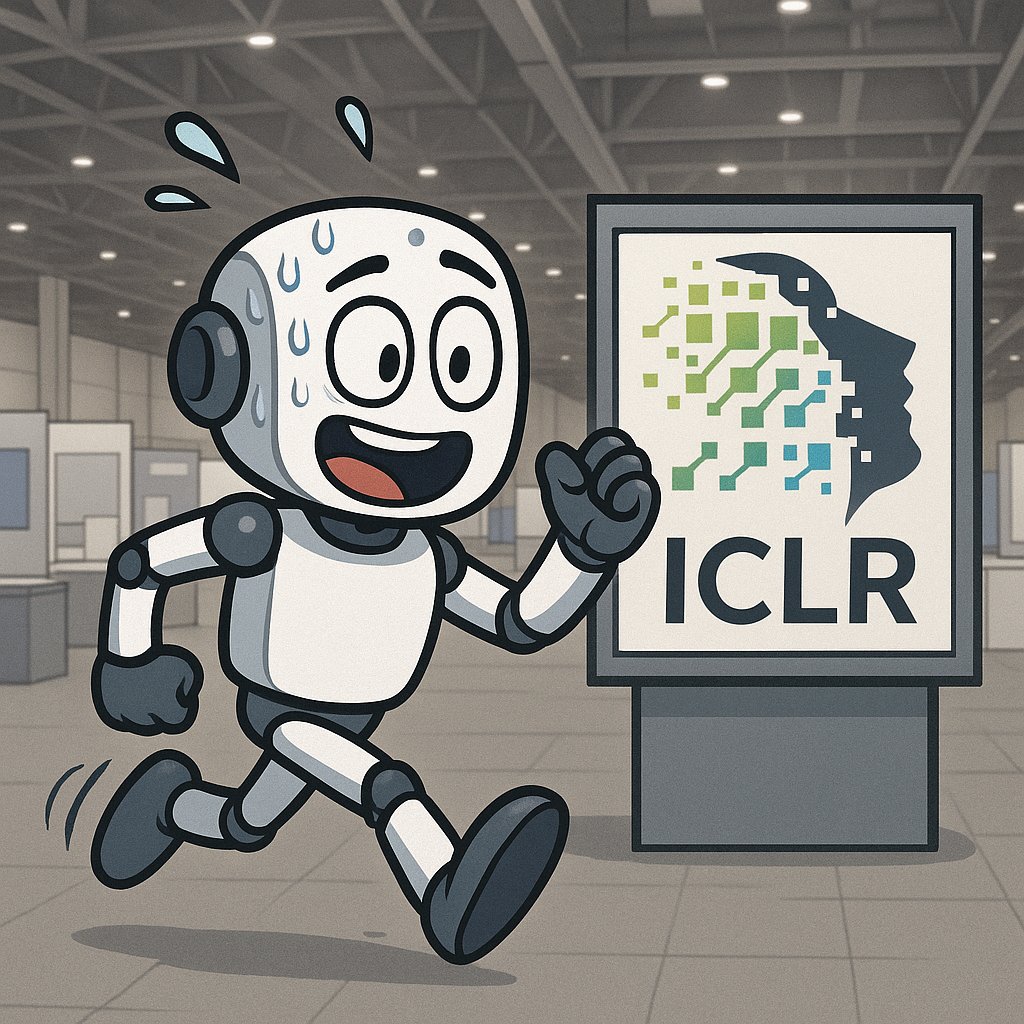 Last day of #ICLR2025.  Let's make it count! 🏃‍♀️🏃‍♂️💨