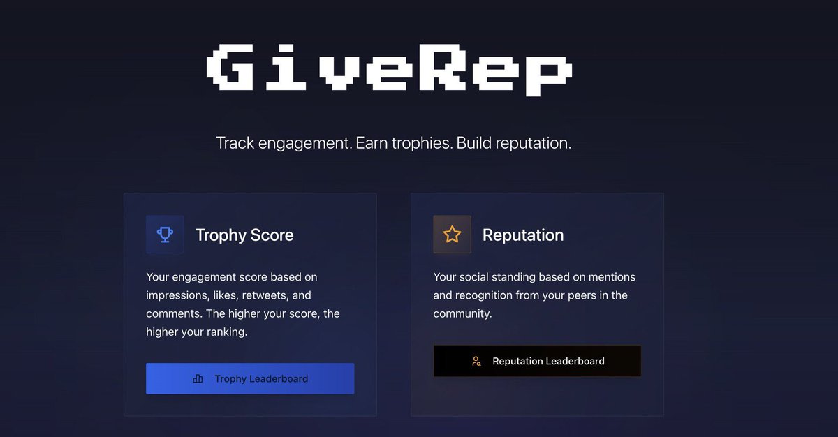 Đừng quên tham gia <a href="/GiveRep/">GiveRep</a> &amp; kiếm điểm $REP

Dự án socialfi đầu tiên trên <a href="/SuiNetwork/">Sui</a> 💧

Kiếm điểm $REP, sẽ được chuyển đổi thành token $REP <a href="/GiveRep/">GiveRep</a> 🫡