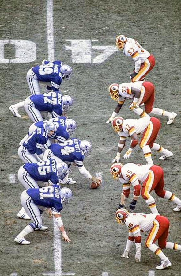 KalshiFB's tweet photo. The 1982 NFC Championship between the Cowboys and Washington Football was the only NFL conference title game held on a Saturday. https://t.co/flKyeIUQWo
